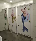 В женском туалете Адлерского океанариума обнаружили русалов..webp