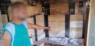 Рабочего заковала в цепи и угрожала скормить свиньям.webp