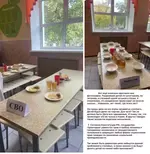 Столы в школьной столовой демонстративно поделили для малоимущих и детей участников СВО.webp