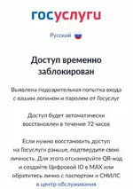 «Госуслуги» начали блокировать доступ из-за «подозрительной активности».webp