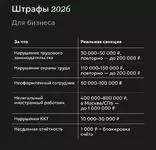 Актуальные штрафы для россиян в 2026 году от ПДД до ИП...webp