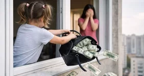 88,000 долларов выкинула из окна семилетняя девочка в Москве.webp
