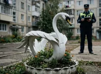 Россиян оштрафуют за украшение клумб у жилых домов покрышками.webp